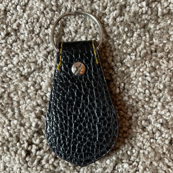 Vintage Dooney and Bourke Brass Duck Monogram Keychain - Picture 2 of 2